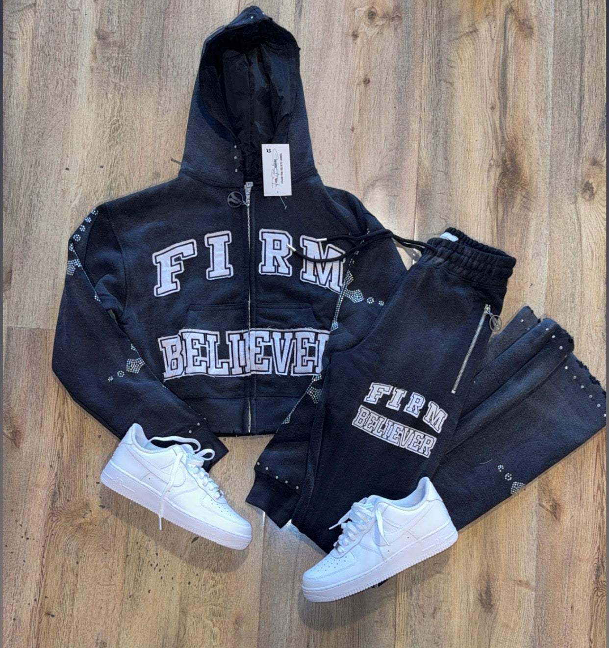 Firm Believer Flared Jogger Set